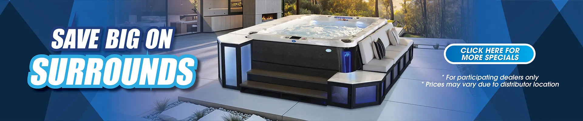 Calspas hot tub being used in a family setting - Homestead